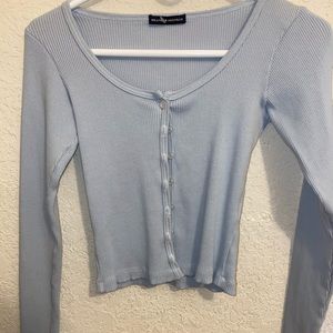 blue brandy melville cardigan